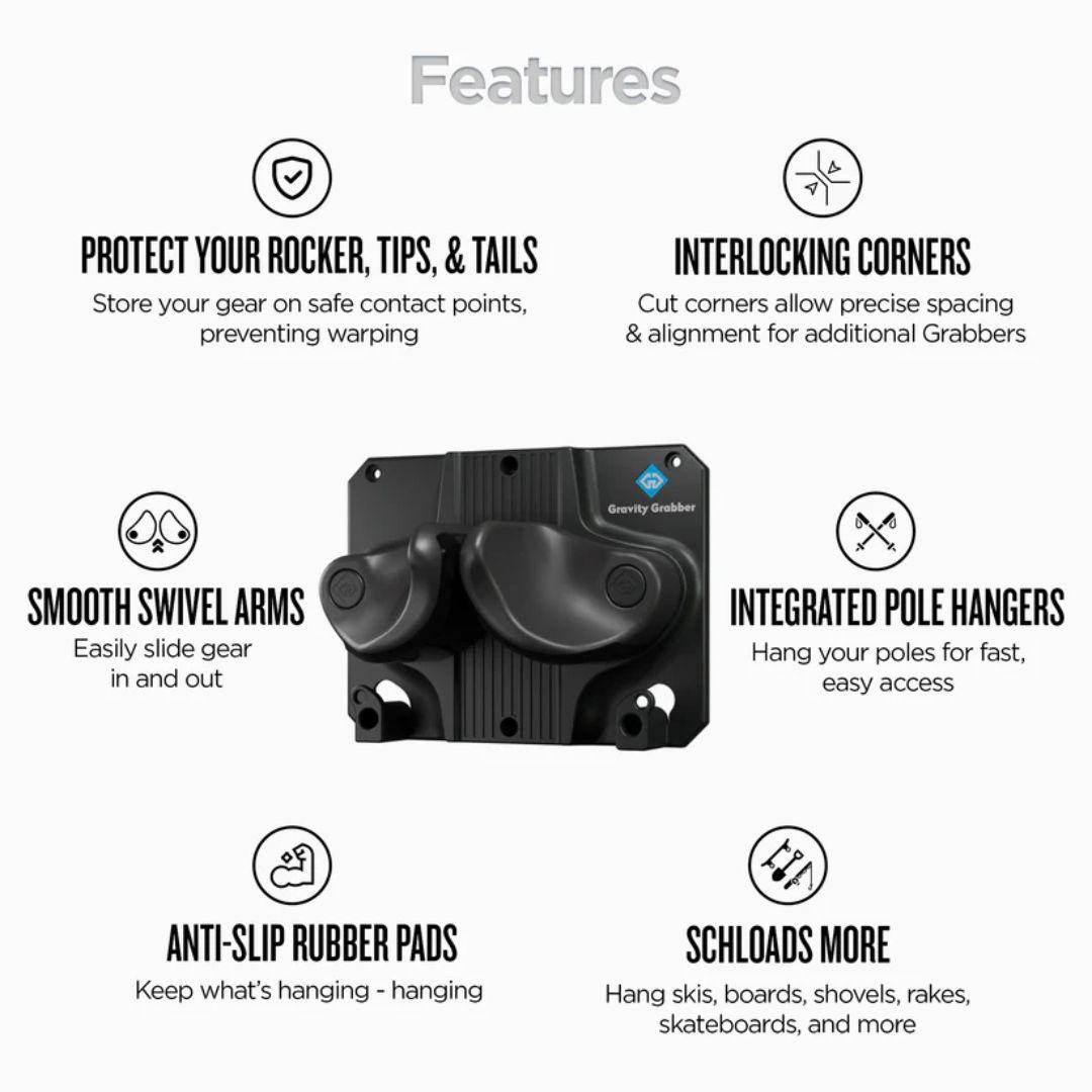 Gravity Grabber - 6 Pack - Black